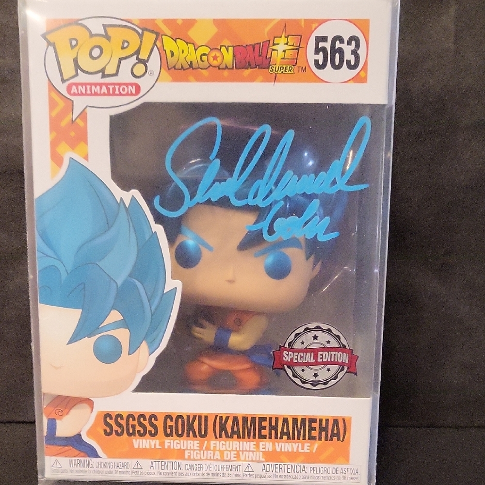 Funko Pop! SSGSS Goku #563 Special Edition Autographed